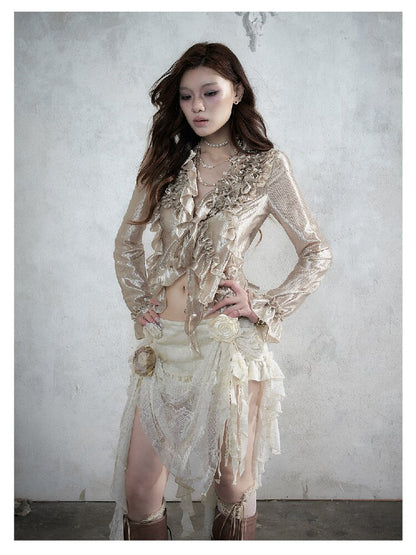 Vintage Court Baroque Mermaid Skirt【s0000017990】