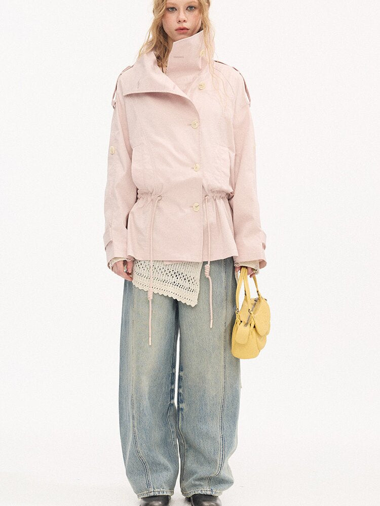 Double Drawstring Trench Coat【s0000015902】