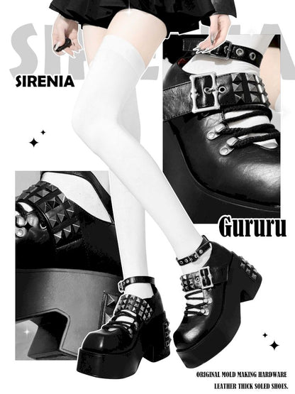 Y2K girl thick-soled shoes【s0000012964】