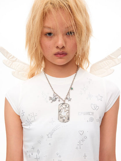 Starlight Diamond Angel Wing Tee【s0000016494】