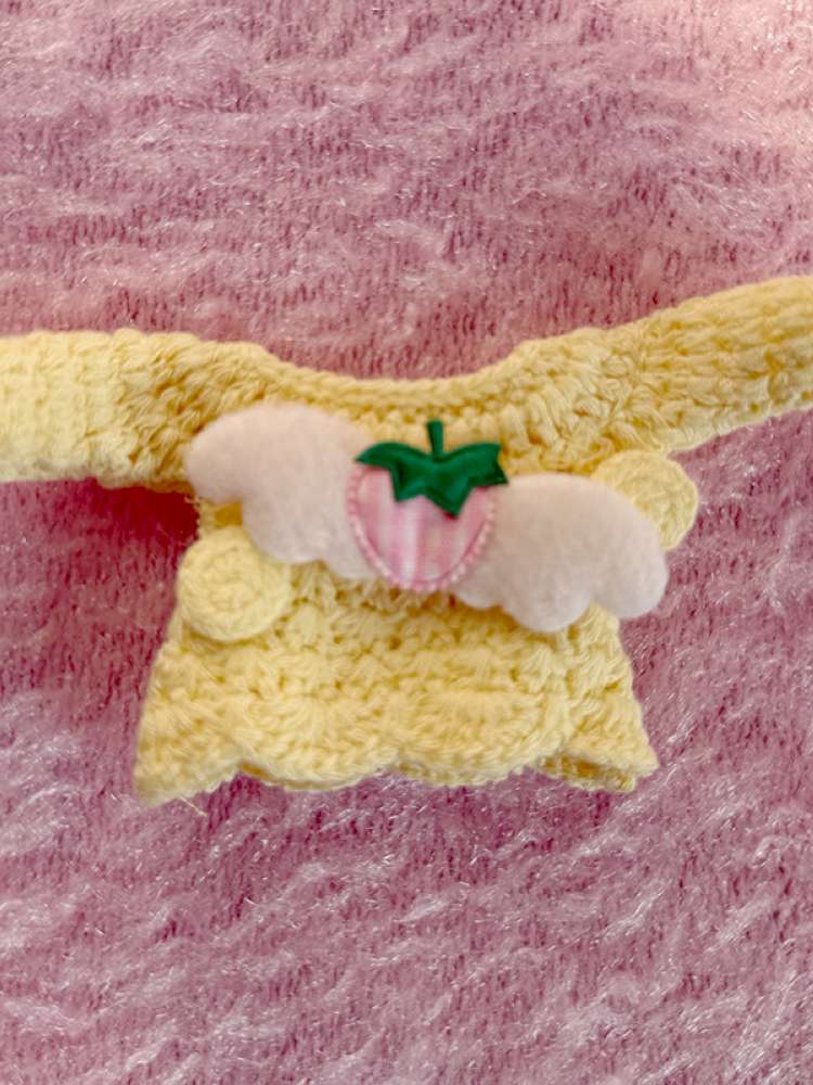Knitted Strawberry Hairpin Sweater【s0000015111】