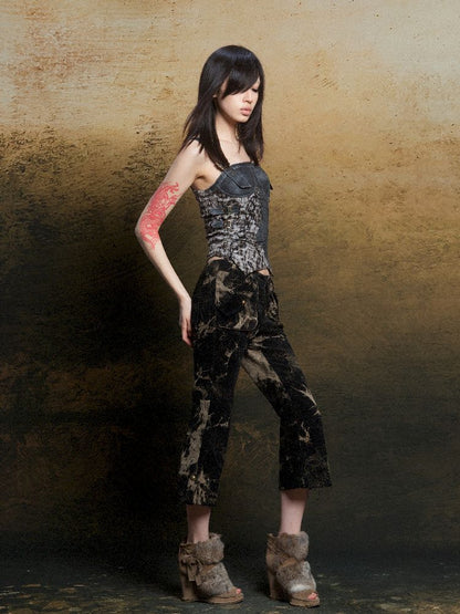 Tie-Dye Micro Low Waist Pants【s0000011817】