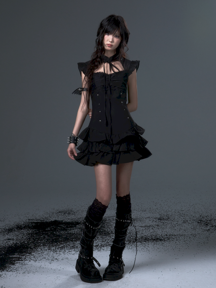 Puffy Cake Cheongsam Dress【s0000012444】