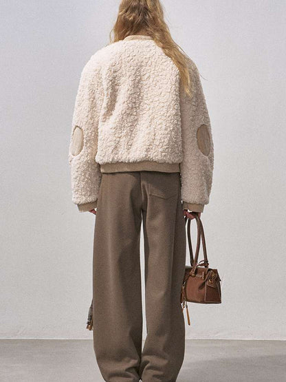 Lamb Wool Cashew Nut Parka Jacket【s0000015210】