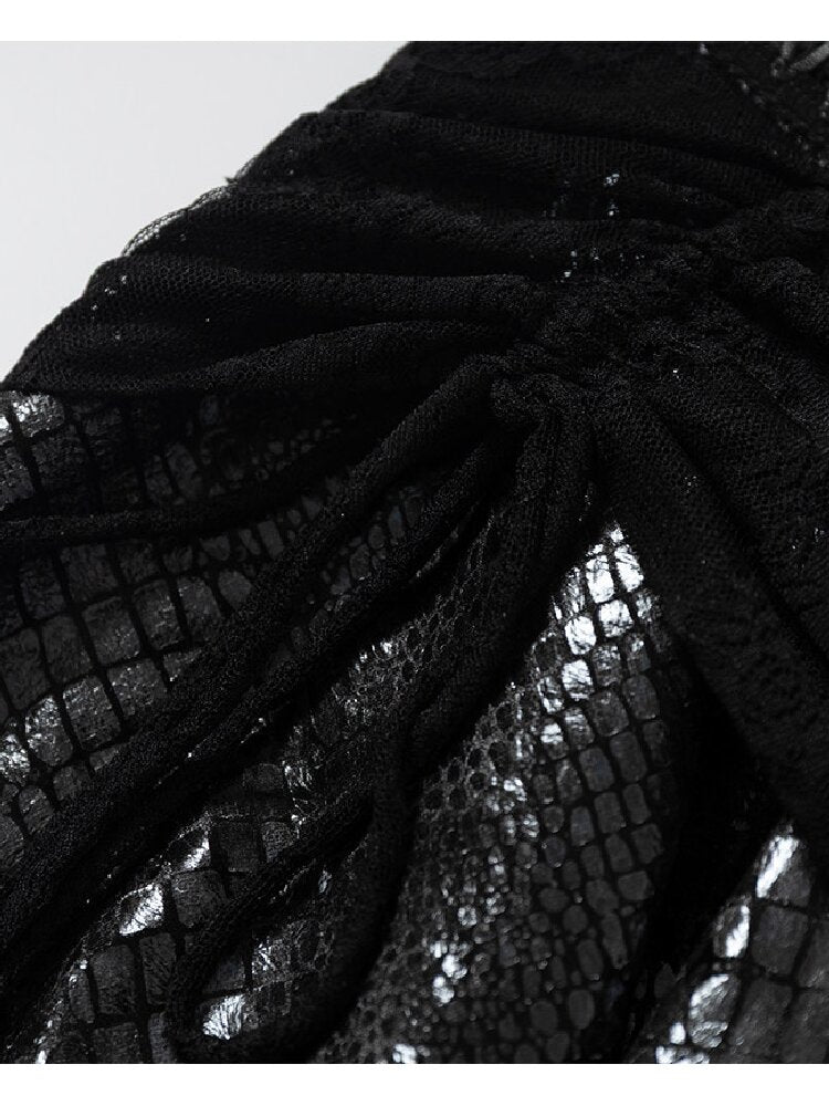 Baroque Velvet Lace A-Line Skirt【s0000016988】