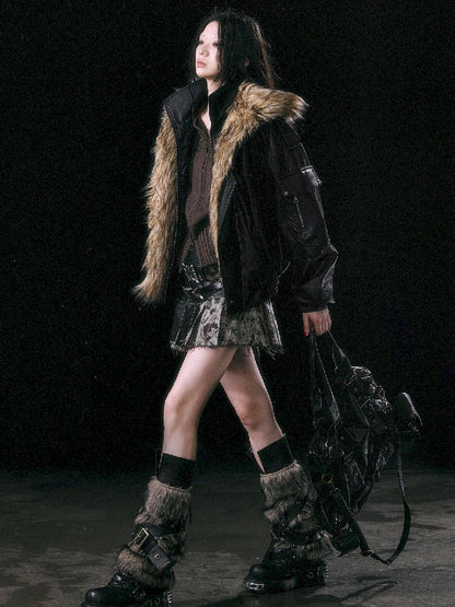 Removable FUR FLIGHT JACKET [S0000010762]