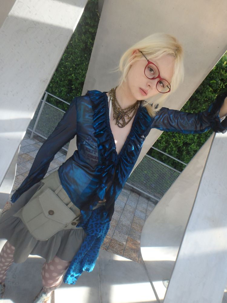 Oddly shaped short skirt【s0000013179】