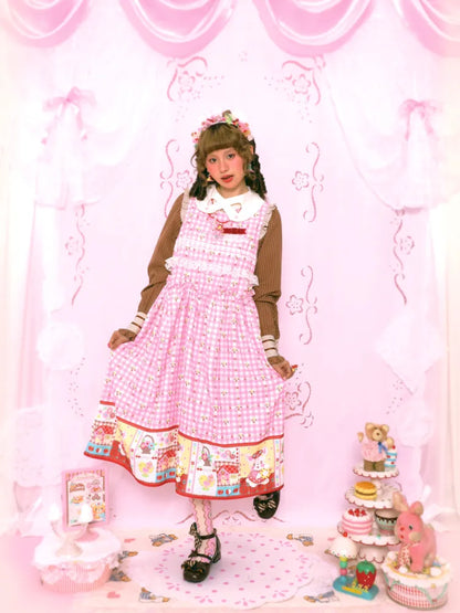 Bunny Sweet Lace Loose Tank Dress【s0000014163】