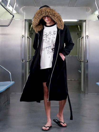 Monogram Embroidered Fur Collar Jacket【s0000014644】