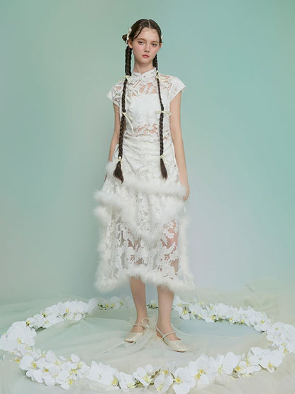 Burnt Flower Slim Temperament Set【s0000013593】