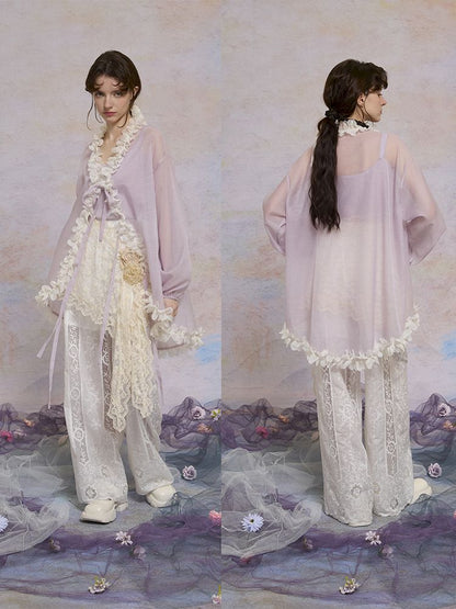 Thin long-sleeved vacation wind sun shirt【s0000013589】