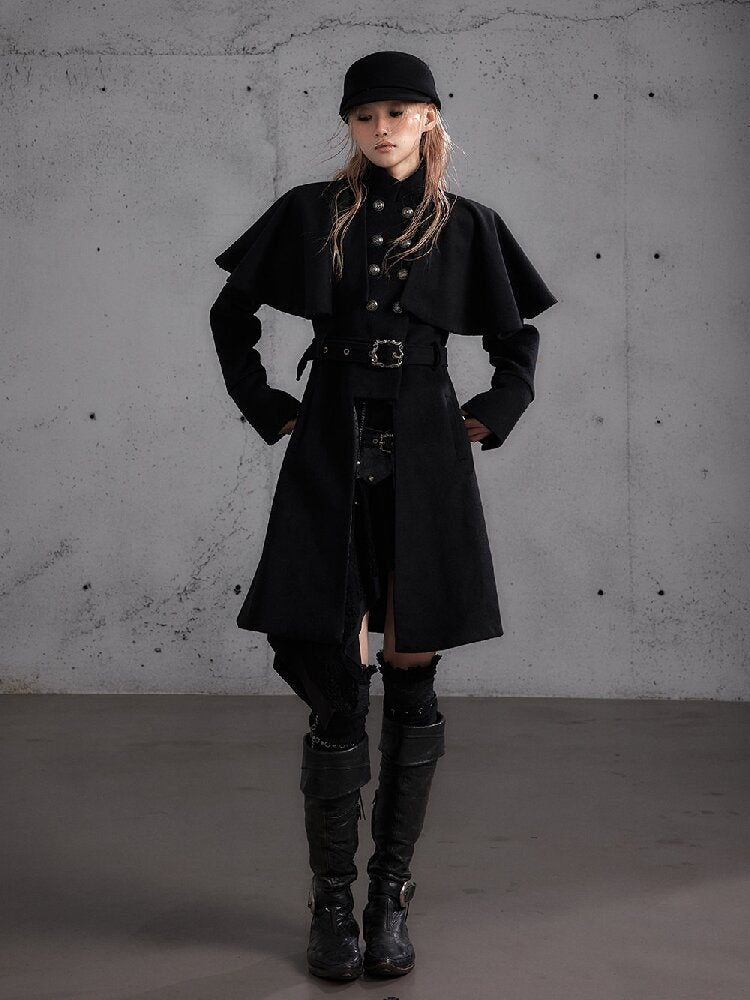 Modern Court Heiress Wool Cape Jacket【s0000019150】