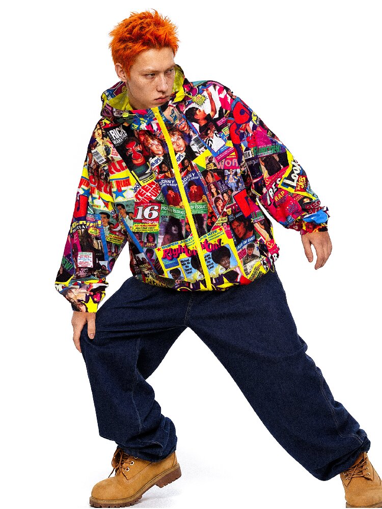 Teflon Three Proof Retro Printed Jacket【s0000017848】