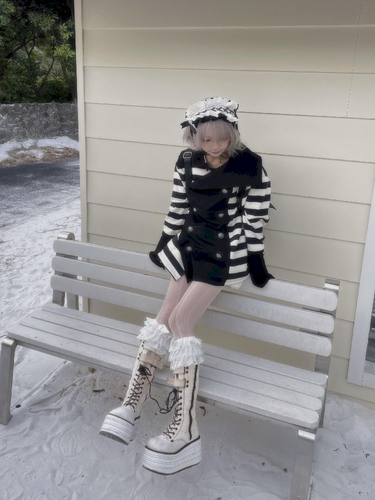 Padded Oversize Sweatshirt Jacket【s0000011345】