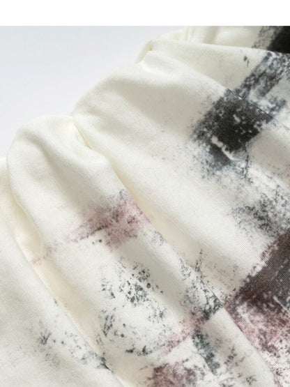 Lace Stitched Hooded T-Shirt【s0000015545】