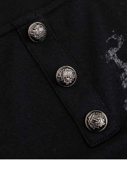 Silver Foil Fake Two-Piece Shirt【s0000018100】