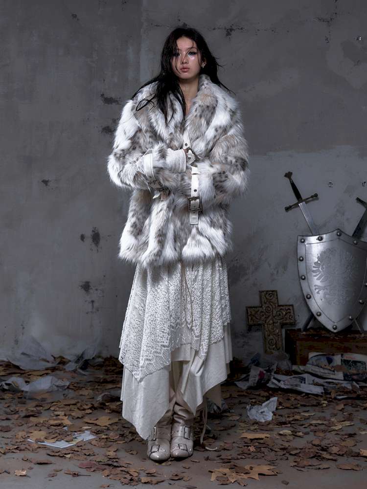 Eco-Friendly Faux Fur Coat【s0000014479】