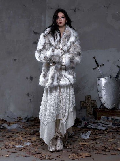 Eco-Friendly Faux Fur Coat【s0000014479】