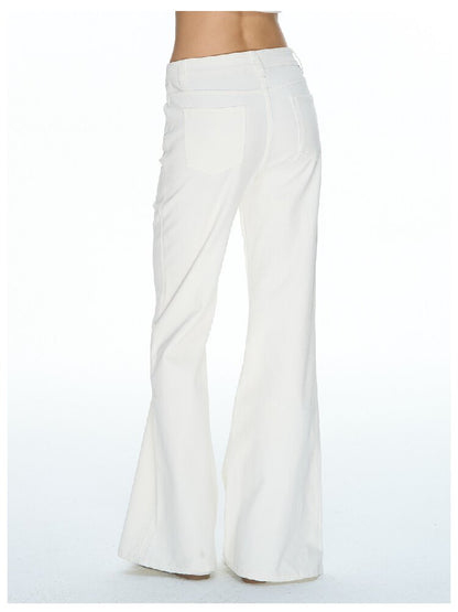 Two Tone High Waist Bootcut Jean【s0000015856】