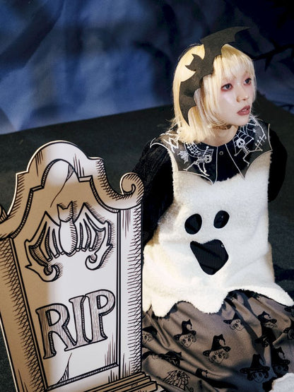 Ghost Ghostface Cutout Vest【s0000011562】