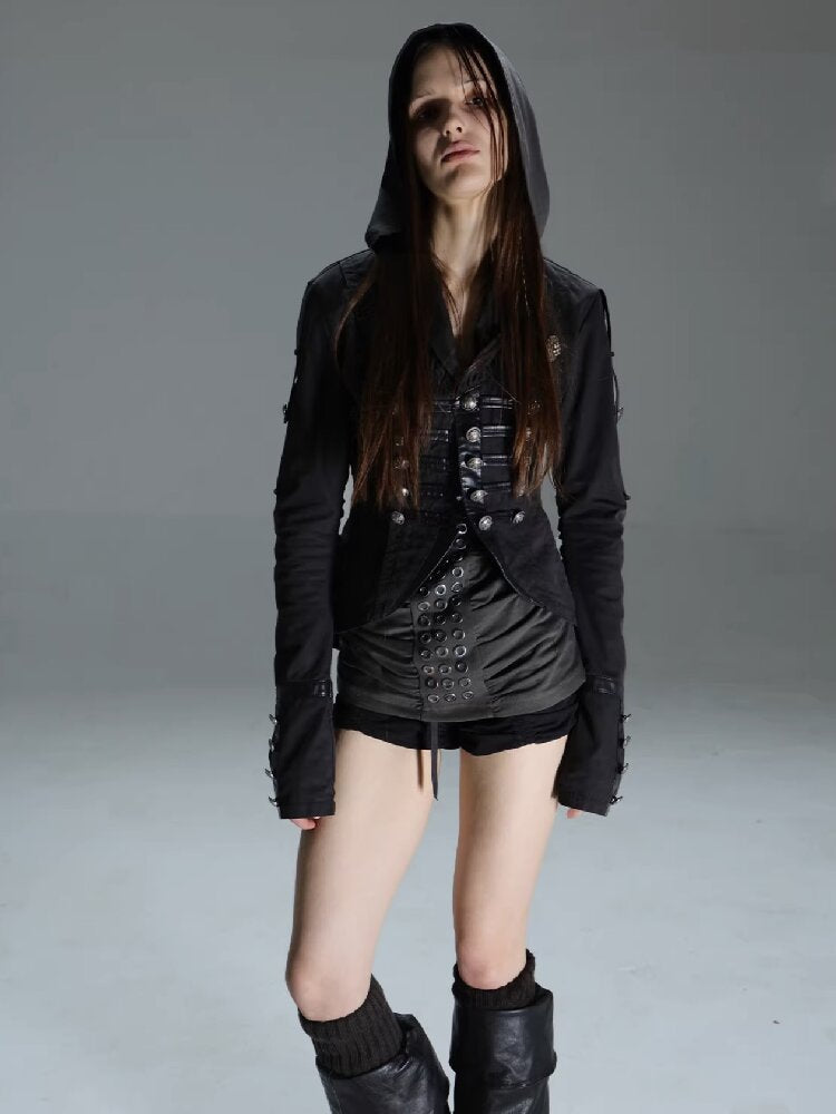 Washed Cotton Napoleon Jacket【s0000015909】