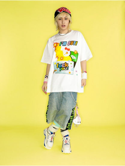 Street Hip Hop Loose T-Shirt【s0000012460】