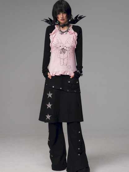 Stretch Slim-Fit Raglan Sleeve T-Shirt【s0000014457】