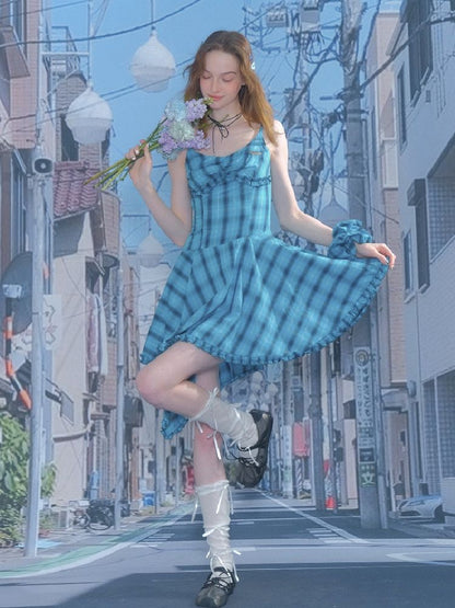 rregular Hem Halter Dress【s0000012224】