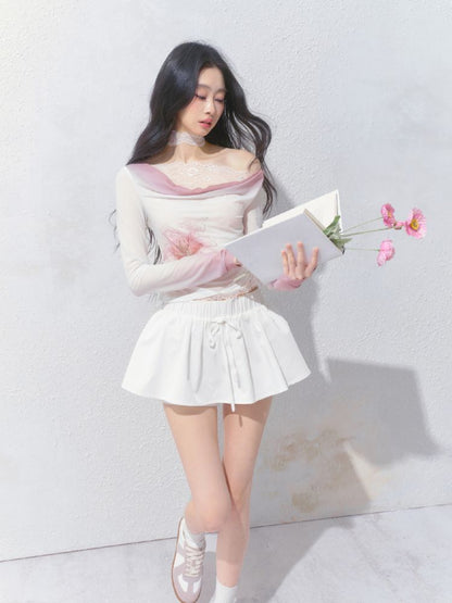 A-line Puffy Half-body Skirt【s0000012153】