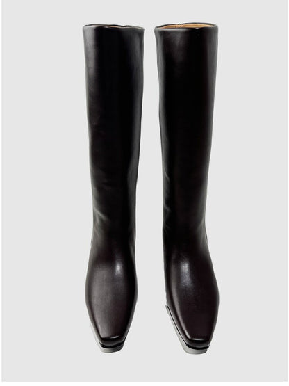 Retro Square Toe Knight Boots【s0000015722】