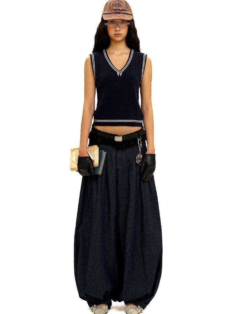 Soft Linen Cotton Lantern Trousers【s0000016428】