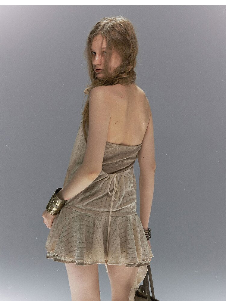 Island Dream Ruffled Lace Dress【s0000017038】