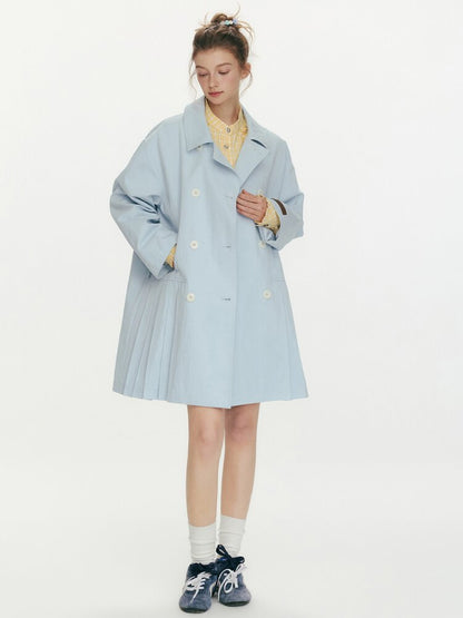 Moonlight Concerto Pleated Coat【s0000015668】