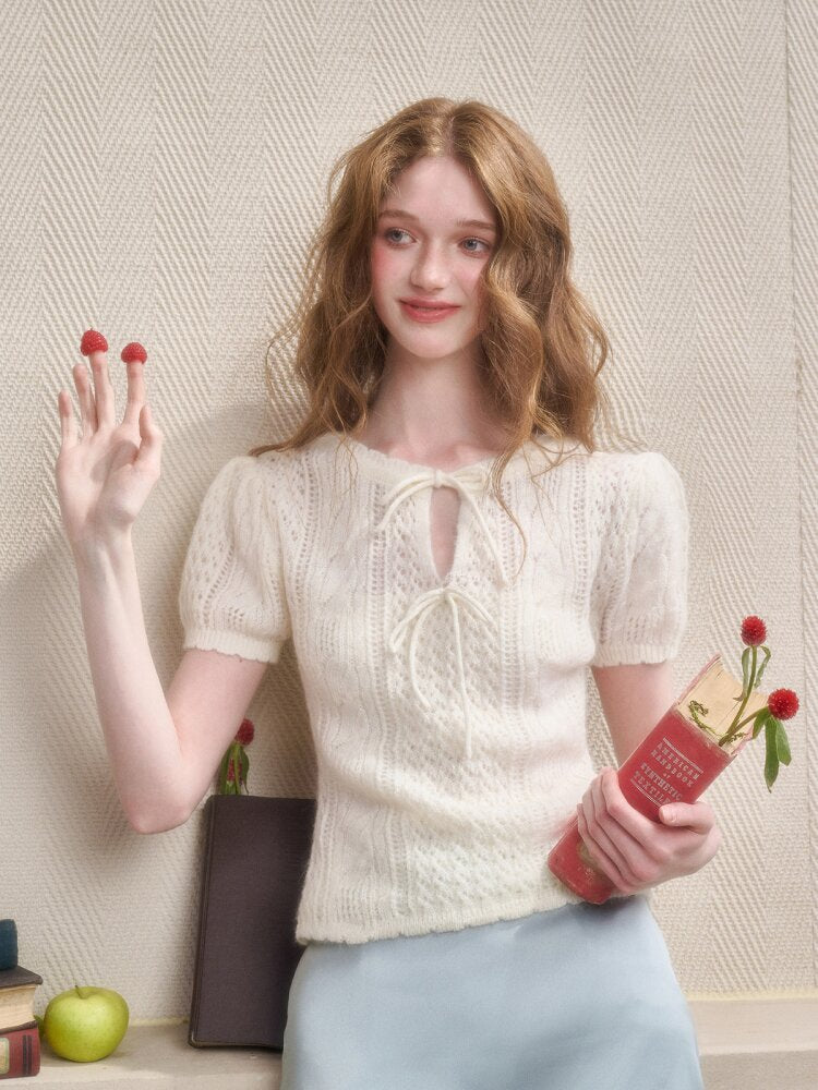 Soft Kitten Mohair Wool Knitwear【s0000015626】