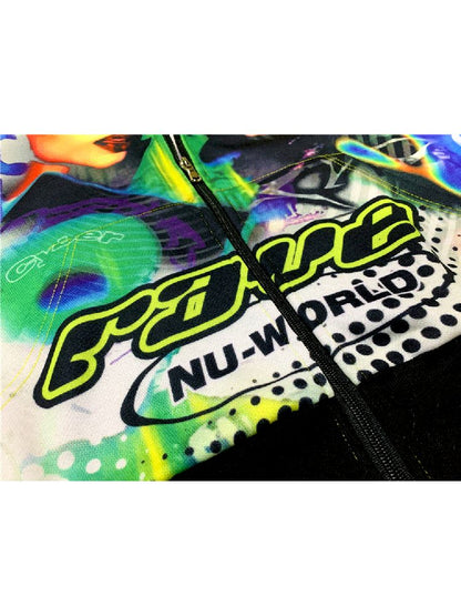 Retro Street Alien Loose Hooded Jacket [S0000010269]