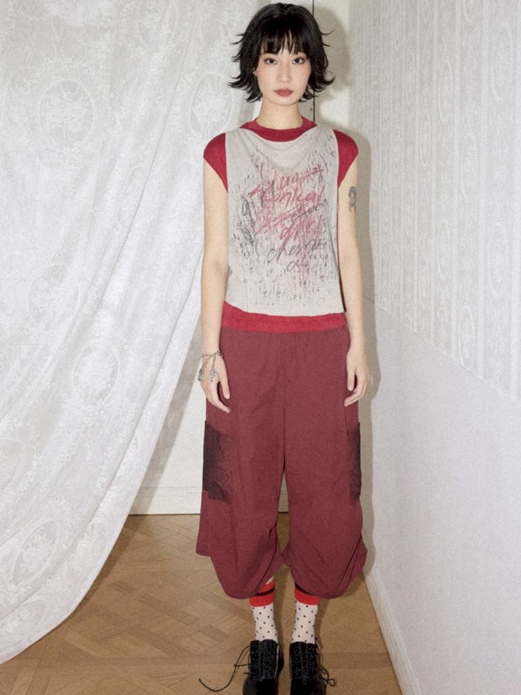 High Waisted Straight Leg Pants【s0000012270】