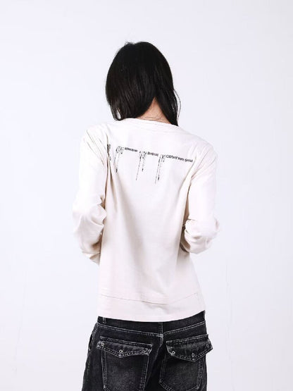 Cotton Linen Bone Apricot Long Sleeve【s0000018192】