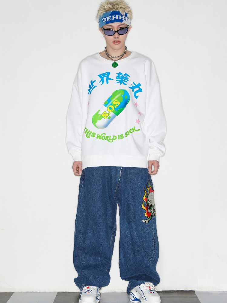 PILL LOOSE SWEATSHIRT [S0000010263]