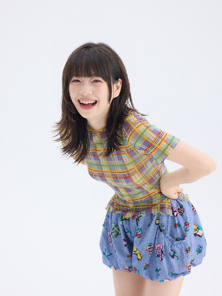 Mesh Plaid Short Sleeve Base Layer【s0000017693】