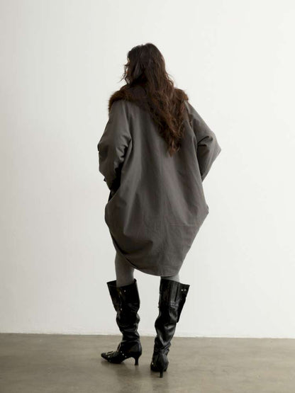 Detachable Fur Shell Long Jacket【s0000015194】