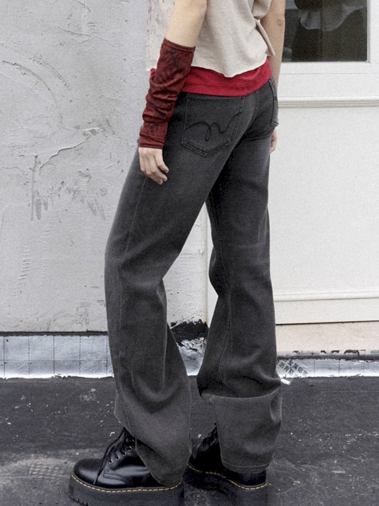 Slim micro flare pants【s0000012275】