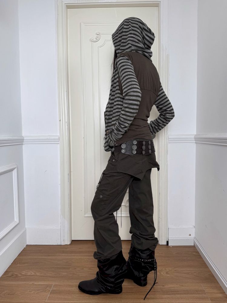 Straight-Leg Pocket Workwear Pants【s0000013904】