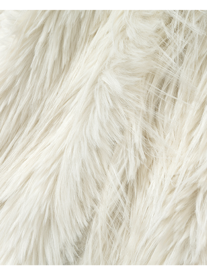 Modern Knight Fur Long Trench Coat【s0000014924】