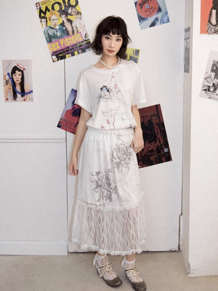 Lace Half-body Skirt【s0000012279】