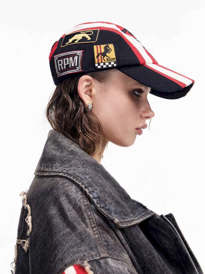 Racing Theme Twill Embroidered Cap【s0000015178】