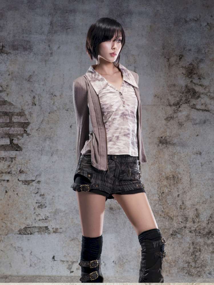 V-Neck Pullover Long-Sleeve Knit Top【s0000014492】