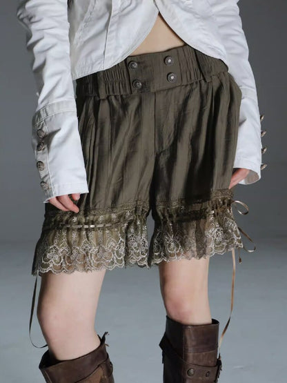 Vintage Lace Fluffy Bloomer Shorts【s0000015908】