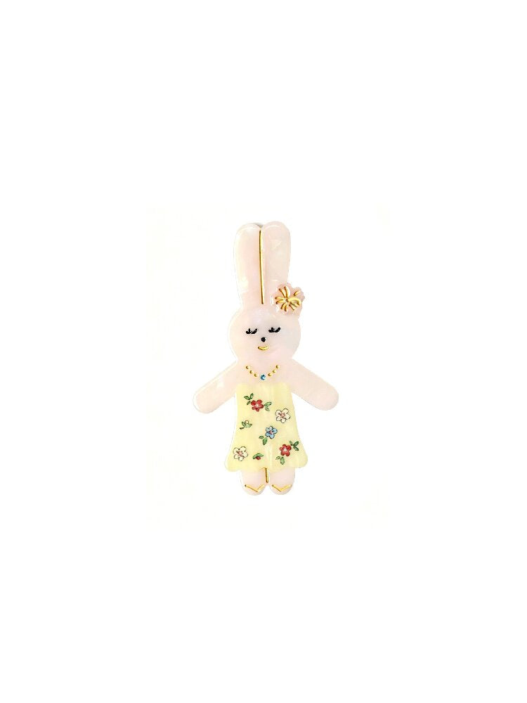 Summer Flower Bunny Hair Clip Comb【s0000017938】
