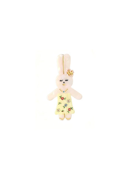 Summer Flower Bunny Hair Clip Comb【s0000017938】