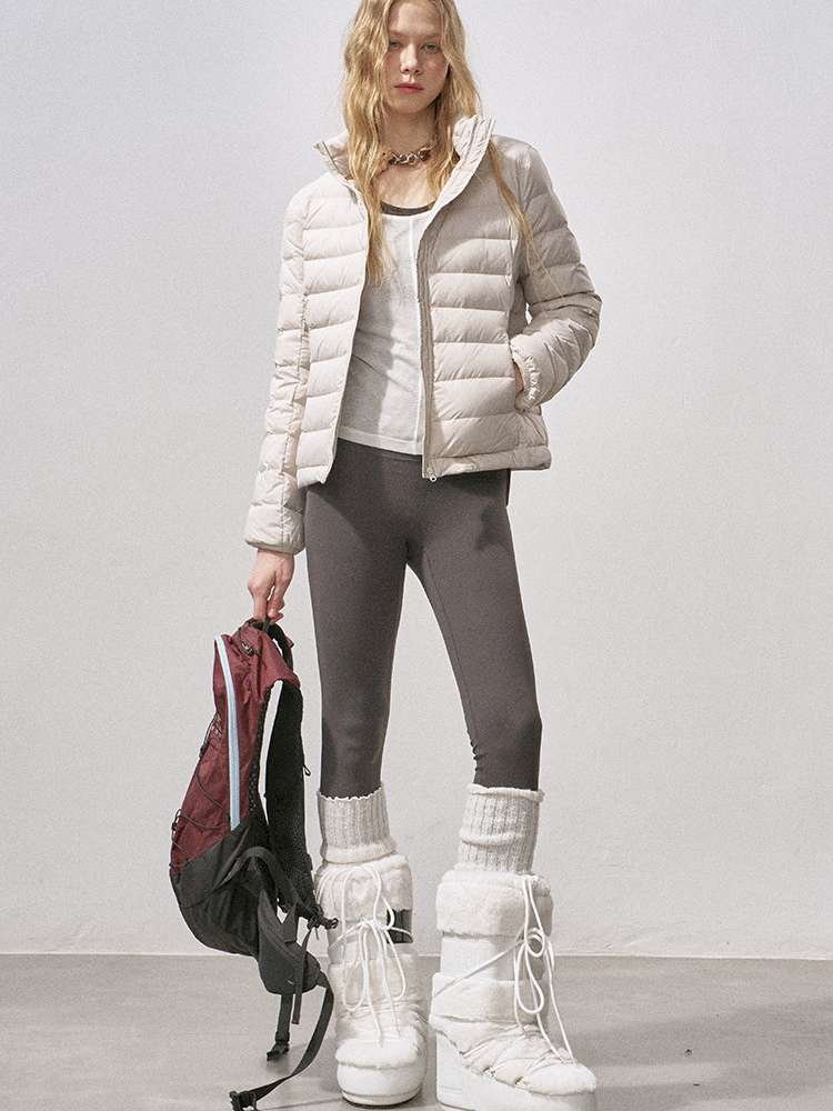 Quilted White Duck Down Jacket【s0000015234】